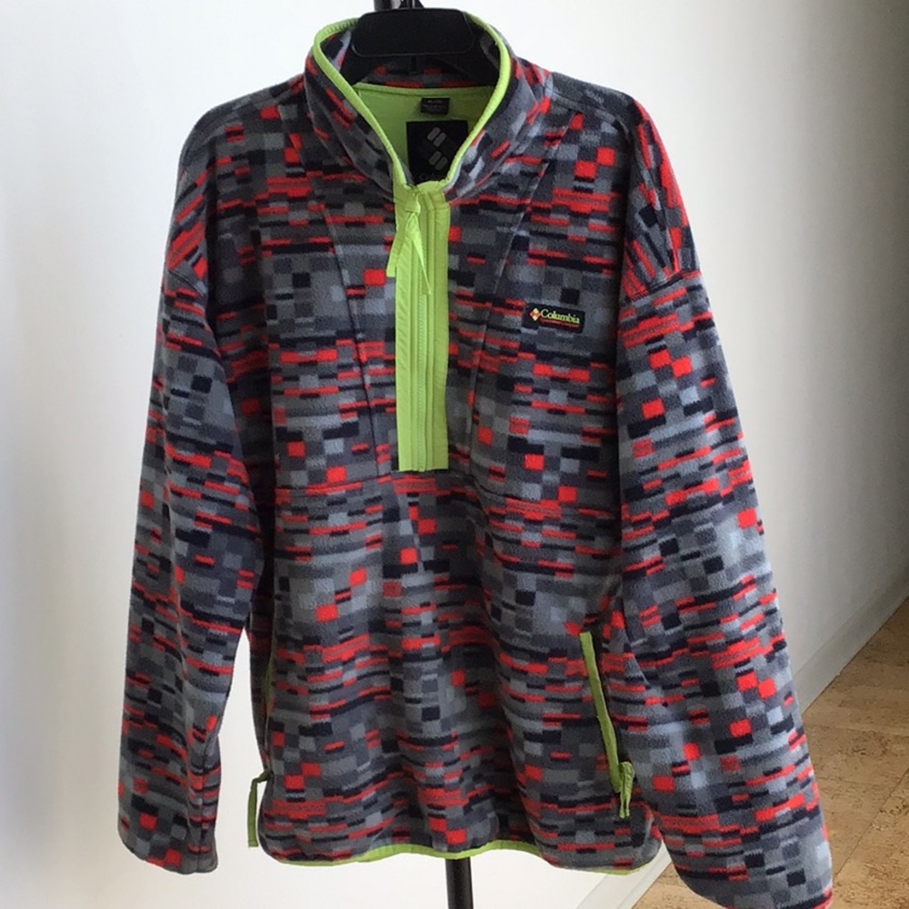 Columbia  Back Bowl 1/2 zip Fleece Jacket